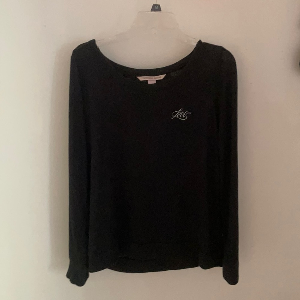 Victoria secret long sleeve pajama shirt